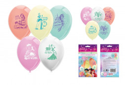 Воздушные шарики «Принцессы» 30 см, 5 шт.
