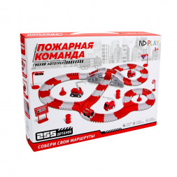 Трасса с машинкой на батарейке «Пожарная команда» с маркировкой «ND Play»