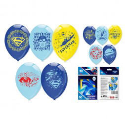 Воздушные шарики «Супермен» 30 см, 5 шт.
