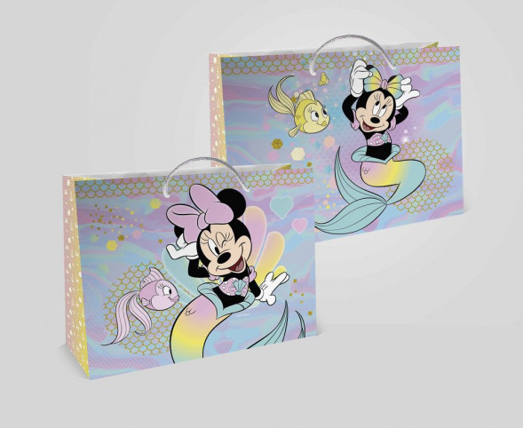 Minnie Mouse.Пакет подарочный большой - 3, 400*300*140 мм оптом