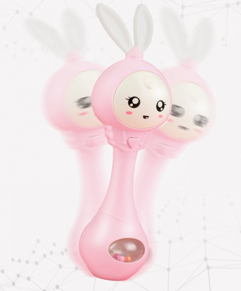 Музыкальная погремушка Зайчик