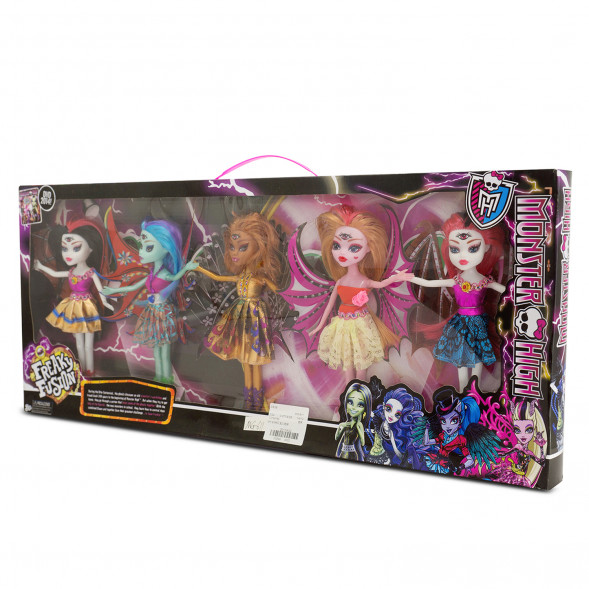 Набор 5 кукол Монстр Хай Триклоп с крыльями MG-611 оптом