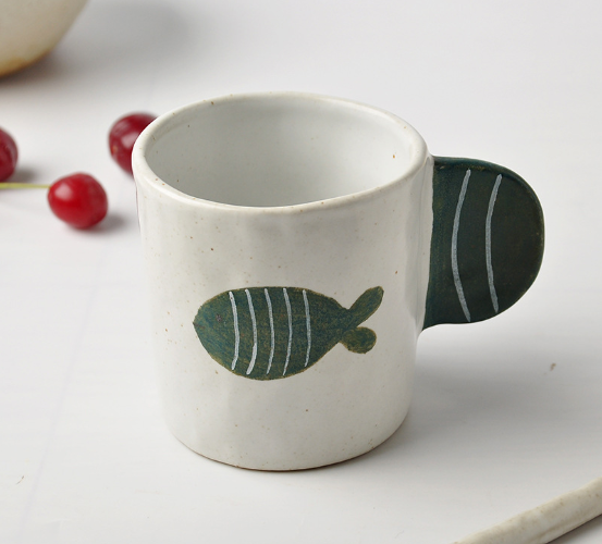 Детская керамическая посуда рыбка