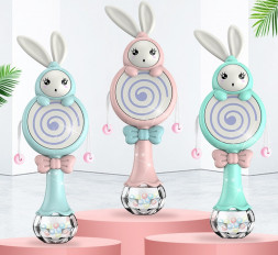 Музыкальная погремушка Кролик