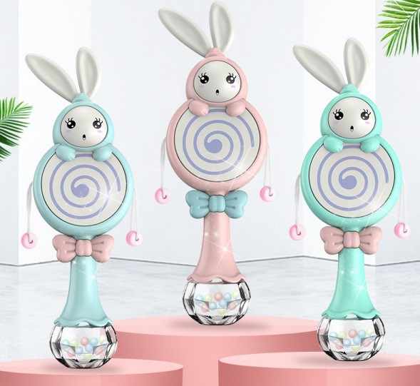 Музыкальная погремушка Кролик