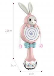Музыкальная погремушка Кролик