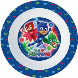 Миска пластиковая (для СВЧ). Герои в масках