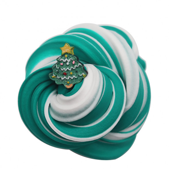 Слайм новогодние игрушки