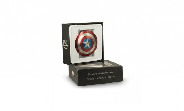 Внешний аккумулятор Captain America 6800 mAh-150 оптом