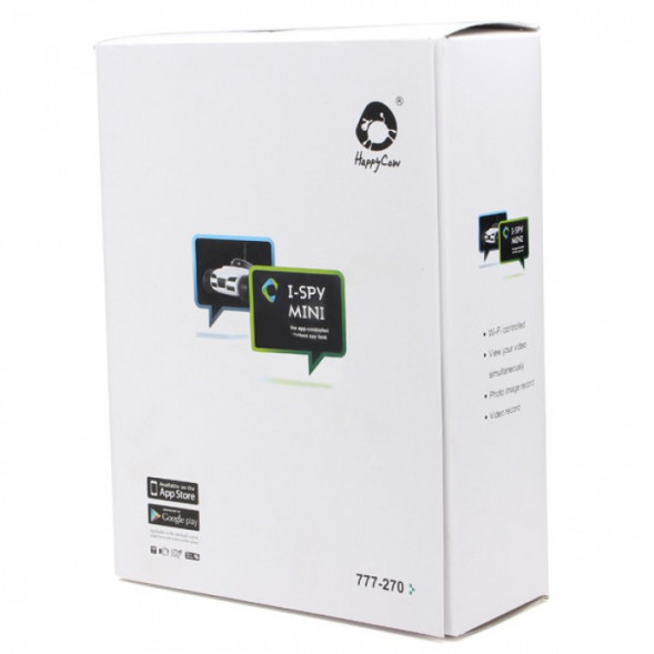 Радиоуправляемый мини танк-шпион I-Spy с КАМЕРОЙ WiFi (видео на смартфоне, 12 см)