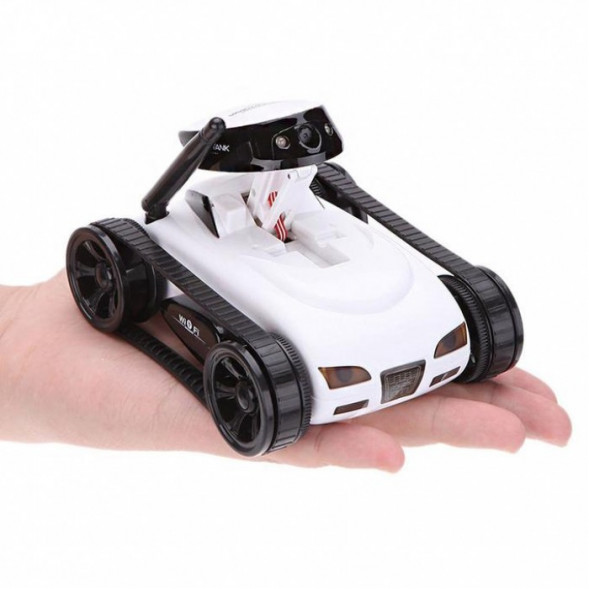 Радиоуправляемый мини танк-шпион I-Spy с КАМЕРОЙ WiFi (видео на смартфоне, 12 см)