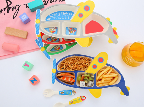 бамбуковая посуда самолетики