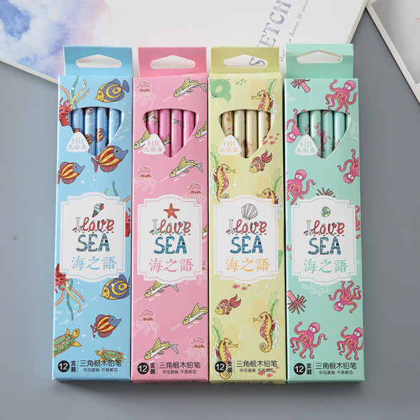 Карандаши простые Море