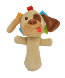 Мягкая погремушка Собака