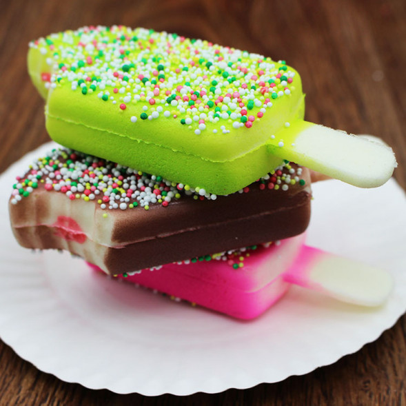 Сквиш игрушка антистресс откусанное эскимо