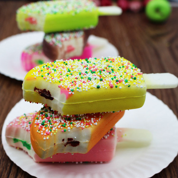 Сквиш игрушка антистресс откусанное эскимо