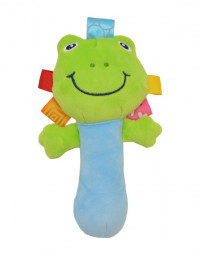 Мягкая погремушка Лягушка