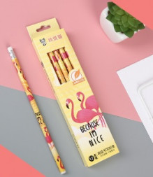 Карандаши простые Фламинго