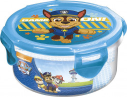 Контейнер для еды круглый  (270 мл). Щенячий патруль. Веселый