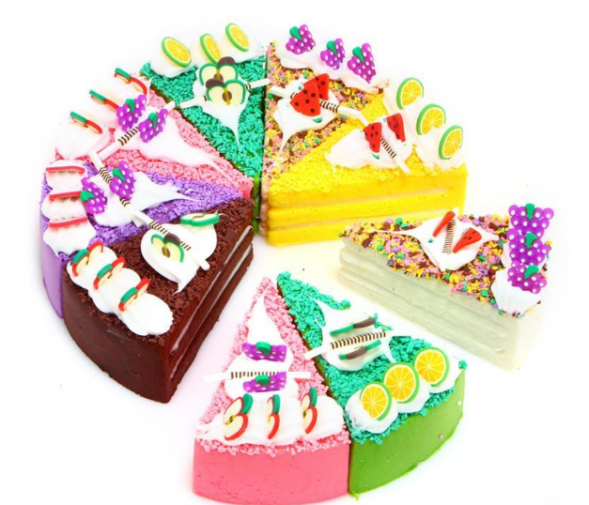 Сквиш игрушка антистресс тортик