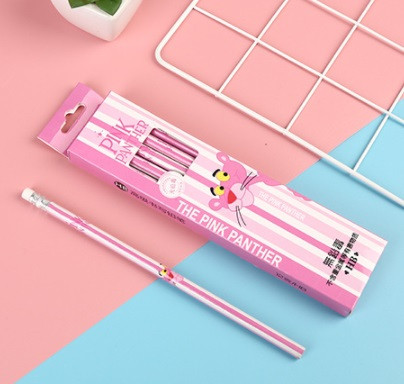 Карандаши простые Розовая Пантера
