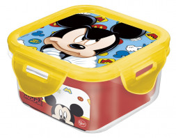 Контейнер пластиковый (квадратный, 290 мл). Микки Маус Символы