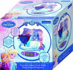 Часы-будильник-проектор Холодное Сердце