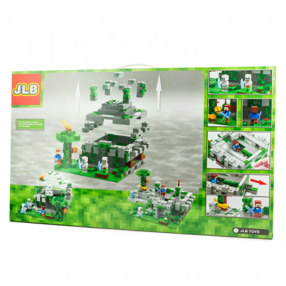 Конструктор JLB Minecraft 3D35, Храм в джунглях 3D35 оптом