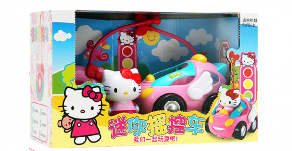 Радиоуправляемая машинка для малышей Хеллоу китти