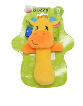 Мягкая погремушка Бычок