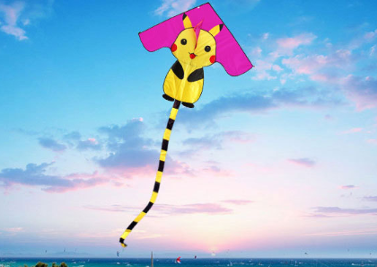 Воздушный змей Пикачу 500x220 см