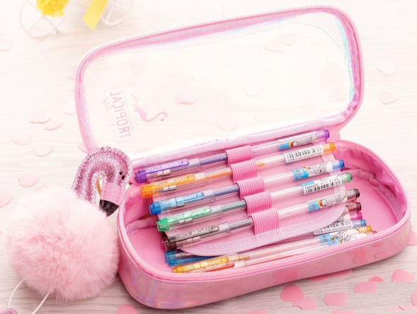 Пенал Розовый Фламинго