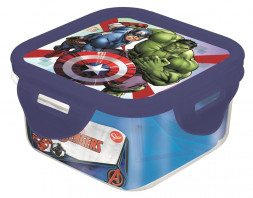 Контейнер пластиковый (квадратный, 290 мл). Мстители Раскат грома