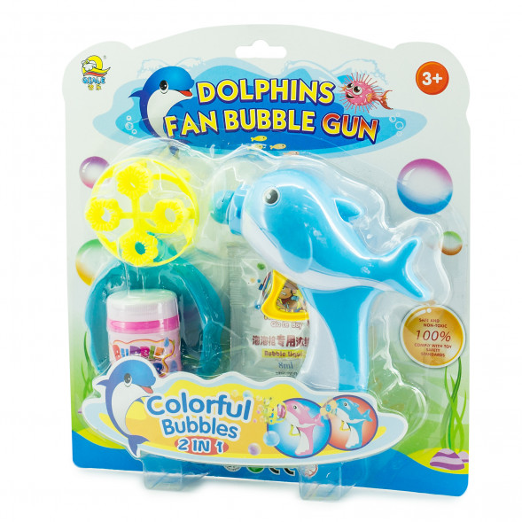 Мыльные пузыри Дельфин 2 в 1 935 оптом