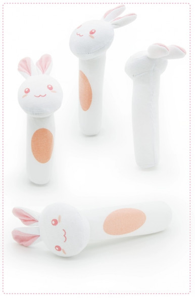 Мягкая погремушка Кролик