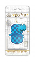 Harry Potter. Парафиновая свеча в торт (цифра 8 с рисунком), в блистере (чиби)