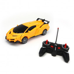 Игрушка Машинка на пульте управления  Робот ТрансформерЖелтая