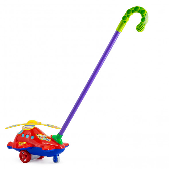 Каталка с ручкой &quot;Самолет&quot; 0323 оптом