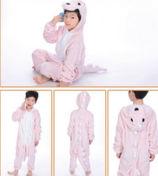 Динозавр светло-розовый