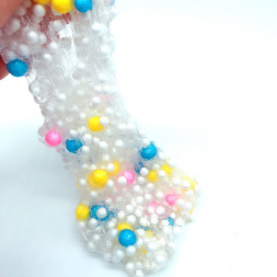 Слайм единорог с шариками