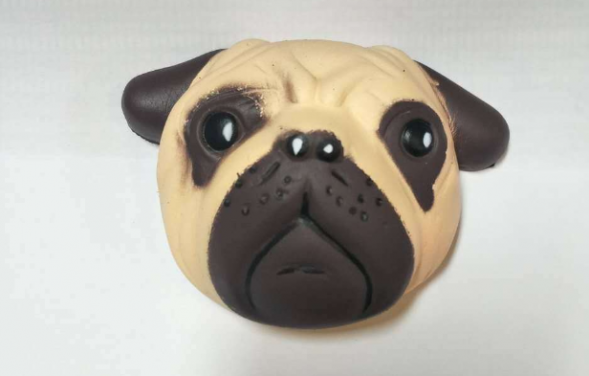 cквиш игрушка антистресс мордочка песика