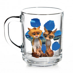 Кружка Коты Эрмитажа, Ночные коты, мал., 230 мл, стекло