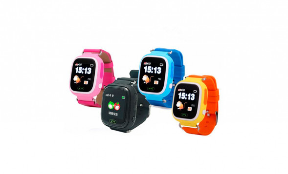 Детские сенсорные часы телефон Smart Baby Watch Q90 (GW100)-75 оптом
