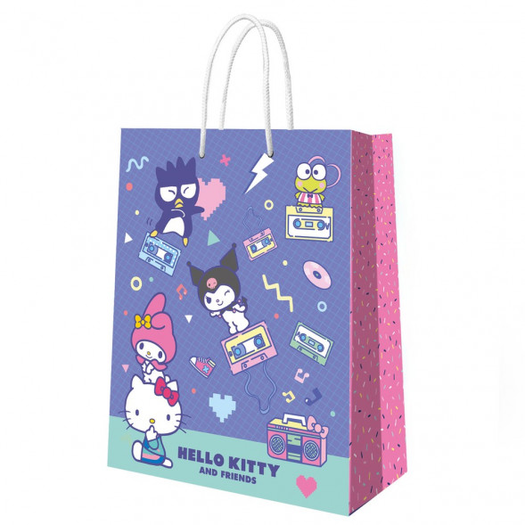 Hello Kitty and friends. Пакет подарочный большой 6, 335*406*155 мм оптом